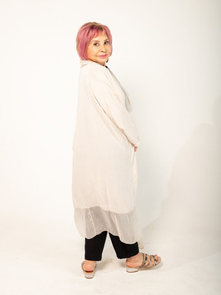 Silk Tuluminati Tunic - Coral