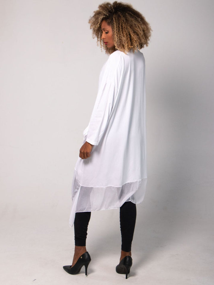 Silk Tuluminati Tunic - Black