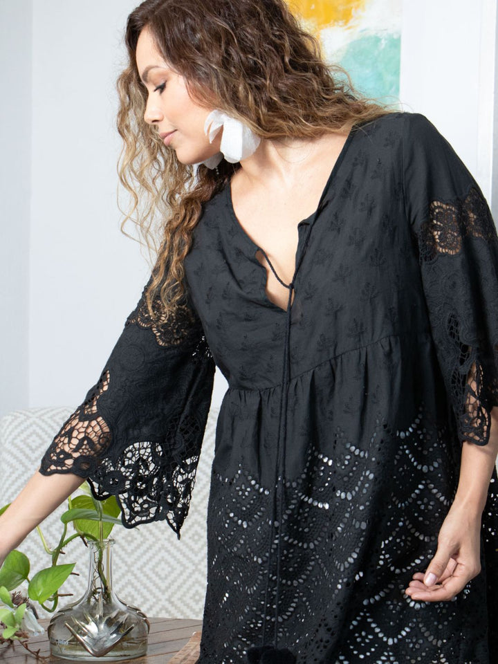 Embroidered Laced Blouse