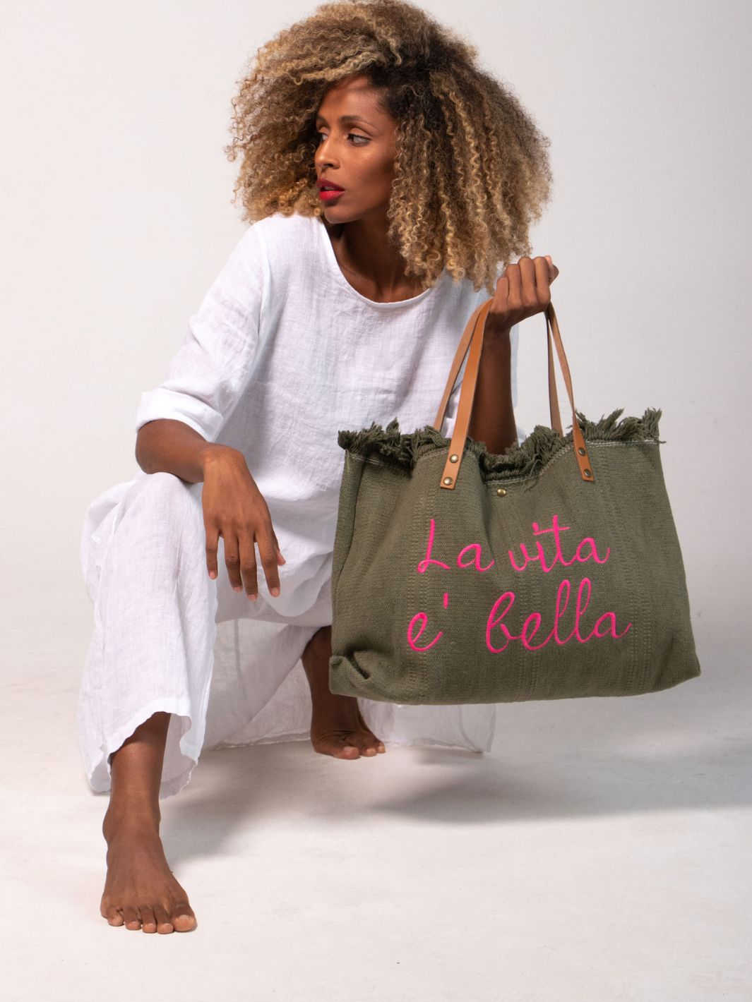 Shop Wait And See The La Vita è Bella! Tote Bag