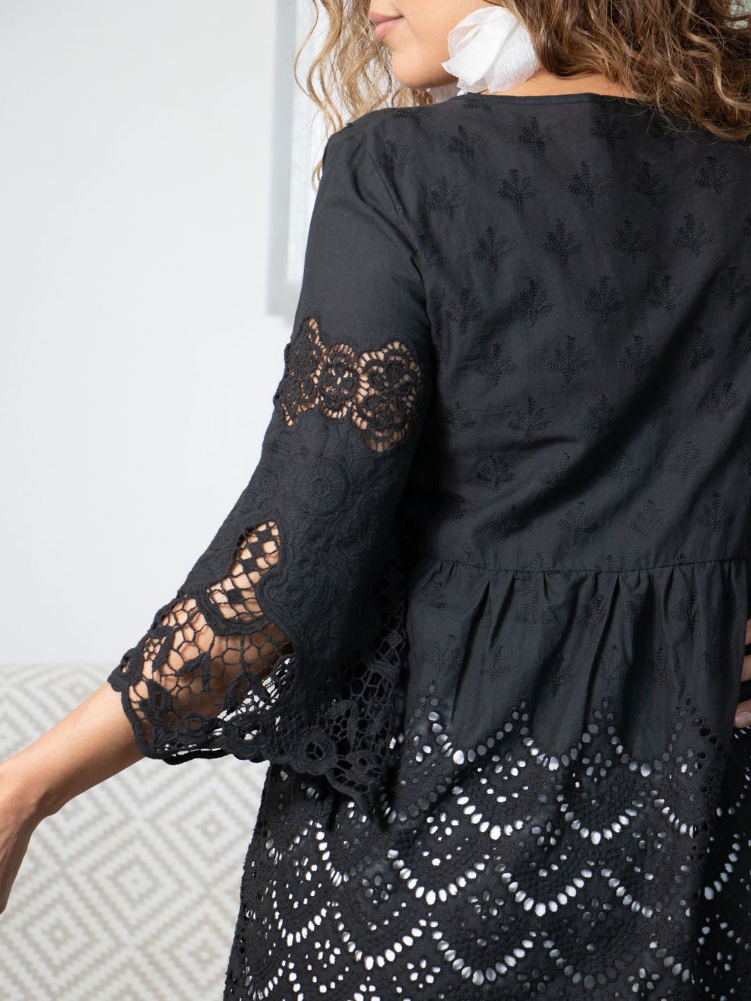 Embroidered Laced Blouse